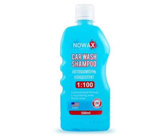 Авто-шампунь концентрат Nowax (США) Car Wash Shampoo 500 мл NOWAX NX00500