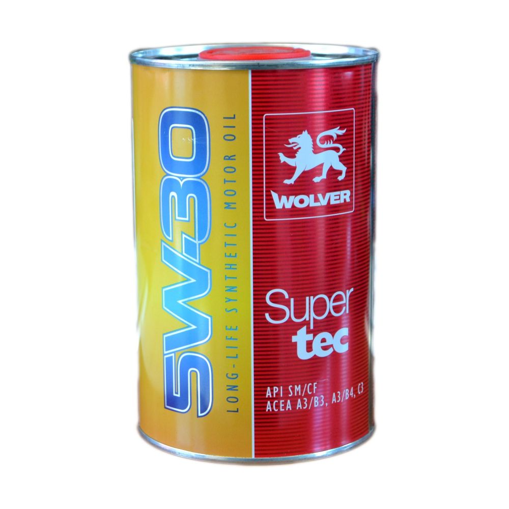 Синтетическое моторное масло Wolver SuperTec 5W-30 1л WOLVER 4260360941375