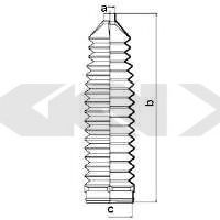 Пыльник, рулевое управление SPIDAN 83760