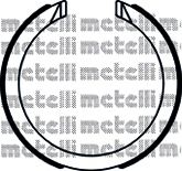 Комплект тормозных колодок, стояночная тормозная система Metelli 530491