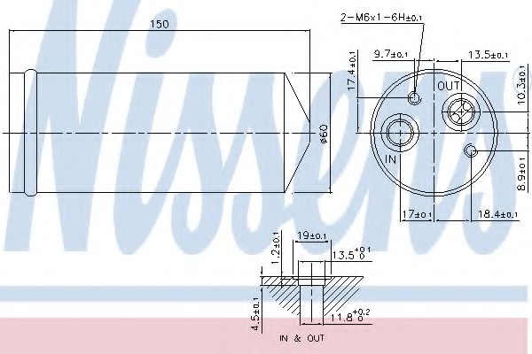 Осушитель кондиционера Nissens 95141