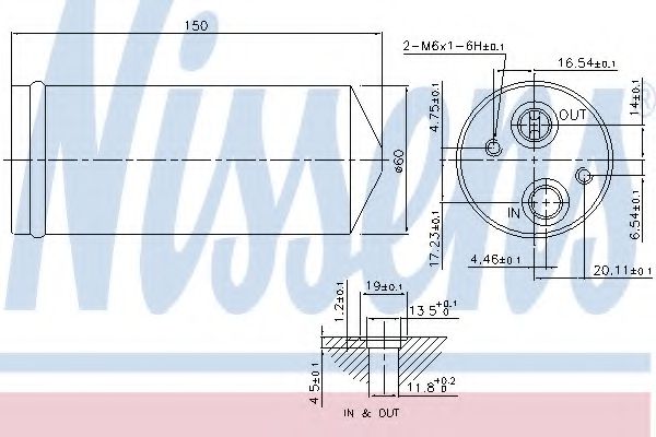 Осушитель кондиционера Nissens 95142