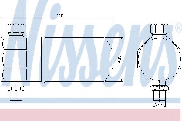 Осушитель кондиционера Nissens 95115