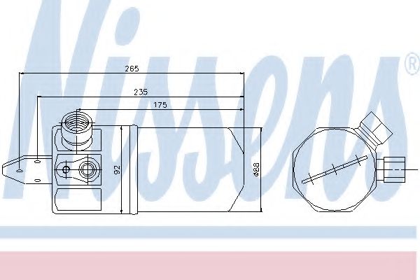 Осушитель кондиционера Nissens 95318