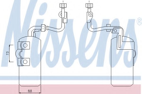 Осушитель кондиционера Nissens 95384