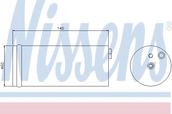 Осушитель кондиционера Nissens 95405