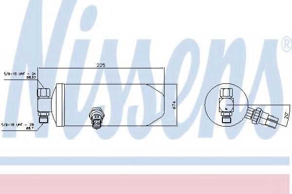 Осушитель кондиционера Nissens 95518