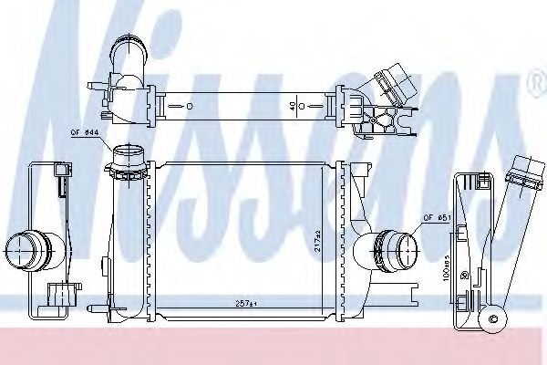 Интеркулер Nissens 96328