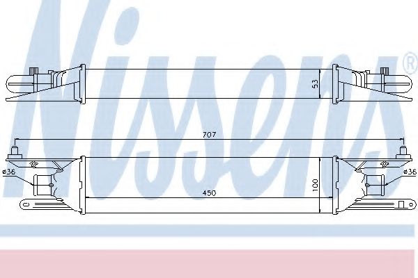Интеркулер Nissens 96604