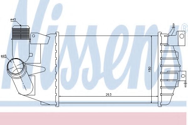 Интеркулер Nissens 96587
