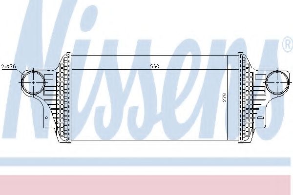 Интеркулер Nissens 96438