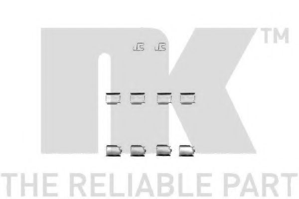 Комплектующие дискового тормоза NK 7936246