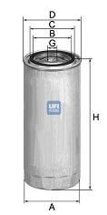 Топливный фильтр UFI 2432300