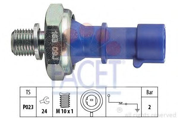 Датчик давления масла FACET 70163