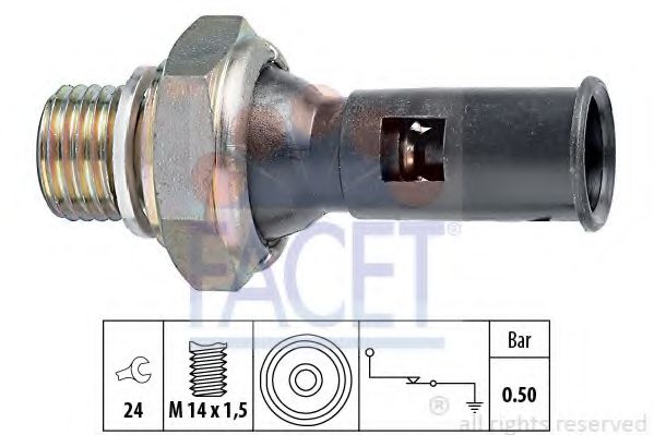 Датчик давления масла FACET 70056