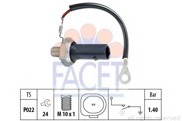 Датчик давления масла FACET 70167
