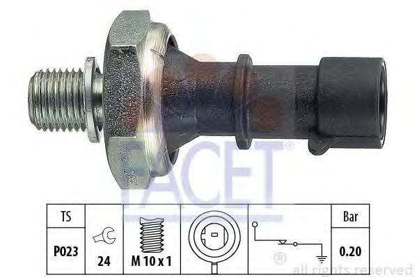 Датчик давления масла FACET 70170