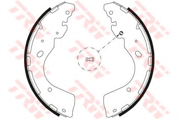 Комплект тормозных колодок TRW GS8797