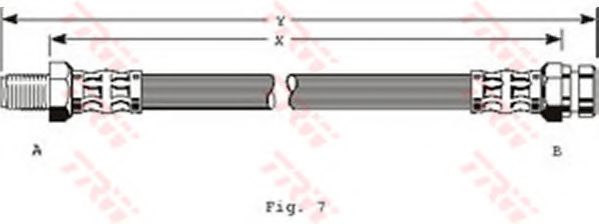 Тормозной шланг TRW PHB136