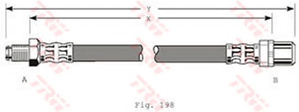 Тормозной шланг TRW PHB347