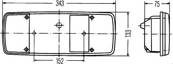 Задний фонарь Hella 2VP003567111