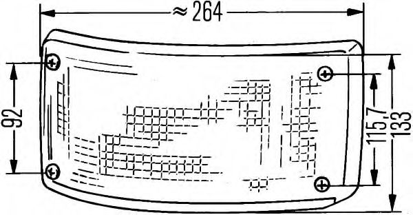 Задний фонарь Hella 2SB005603137