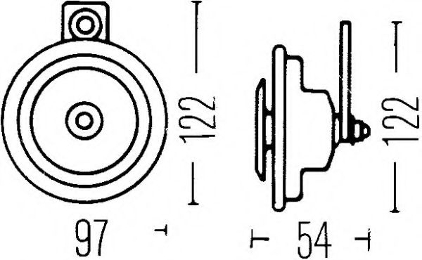 Звуковой сигнал Hella 3AL002952811