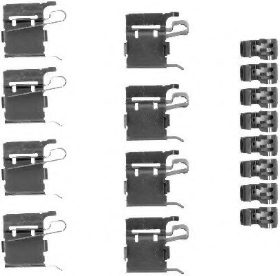 Комплектующие дискового тормоза Hella 8DZ355203381