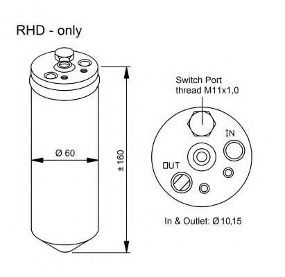 Осушитель кондиционера NRF 33320