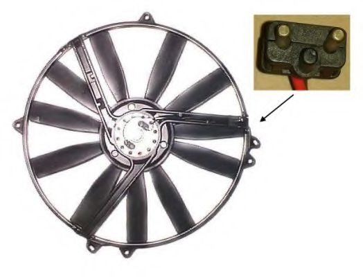 Вентилятор радиатора системы охлаждения двигателя NRF 47300