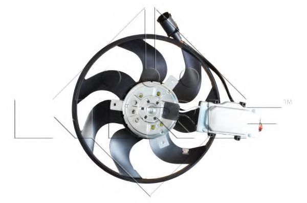 Вентилятор радиатора системы охлаждения двигателя NRF 47589