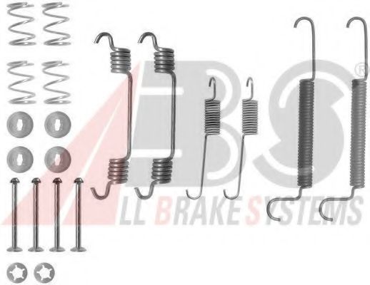 Комплектующие, тормозная колодка A.B.S. 0766Q