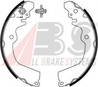 Комплект тормозных колодок A.B.S. 8903
