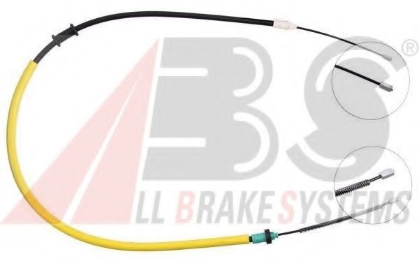 Трос стояночного тормоза A.B.S. K15627