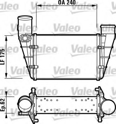 Интеркулер VALEO 817625