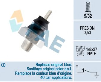 Датчик давления масла Fae 12040
