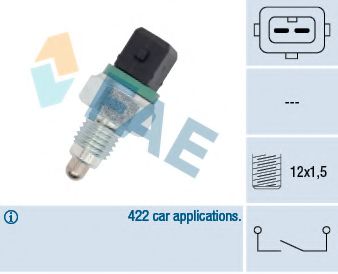 Выключатель, фара заднего хода Fae 40640