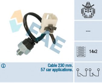 Выключатель, фара заднего хода Fae 41280