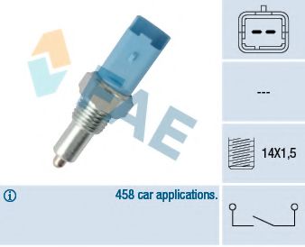 Выключатель, фара заднего хода Fae 40999