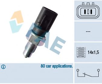 Выключатель, фара заднего хода Fae 41245