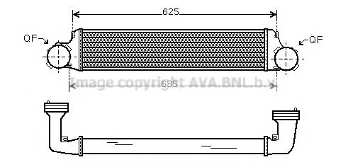 Интеркулер AVA BW4280