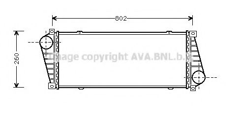 Интеркулер AVA MSA4217