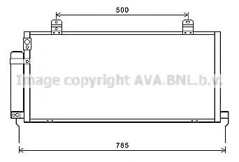 Радиатор кондиционера (конденсатор) AVA MTA5221D