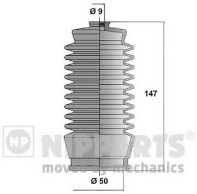 Комплект пылника, рулевое управление Nipparts J2852003