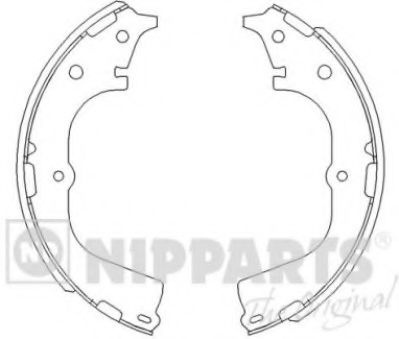Комплект тормозных колодок Nipparts J3502046
