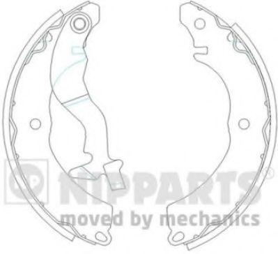 Комплект тормозных колодок Nipparts J3505038