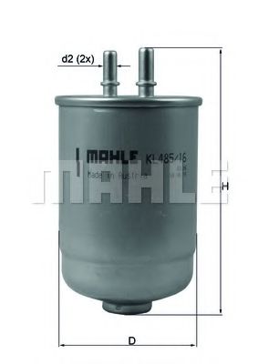Топливный фильтр MAHLE KL48516D