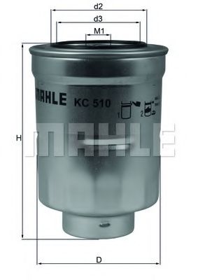 Топливный фильтр MAHLE KC510D