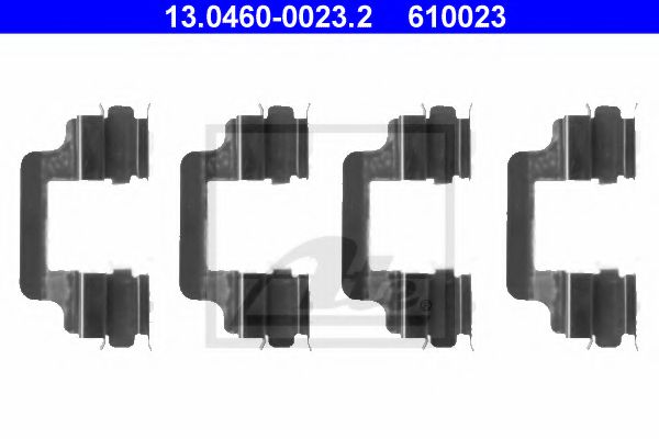 Комплектующие дискового тормоза ATE 13046000232