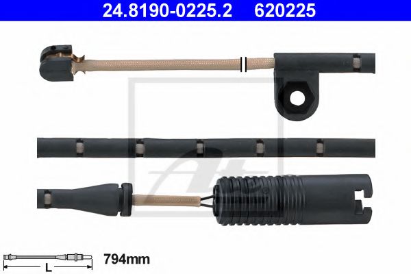 Датчик износа тормозных колодок ATE 24819002252